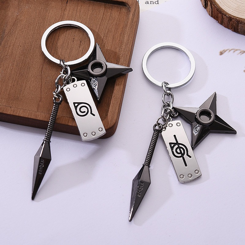 Carabiner Keychain - Bandai anime naruto chaveiro carro chaveiro