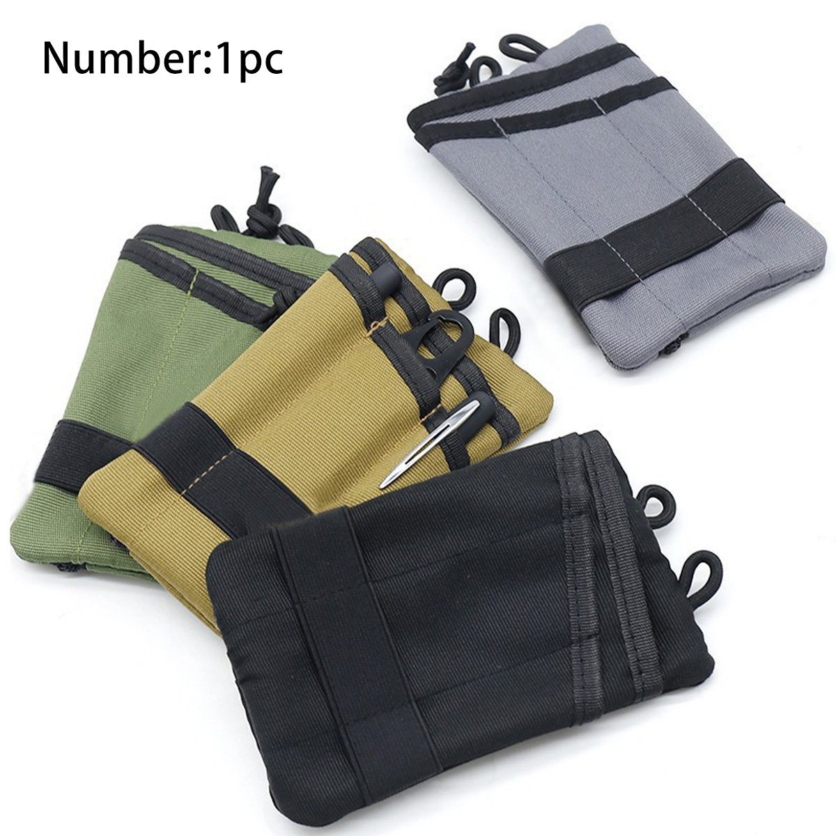 Edc Carry Card - Bolsa de Armazenamento Multifuncional EDC, Bolsa