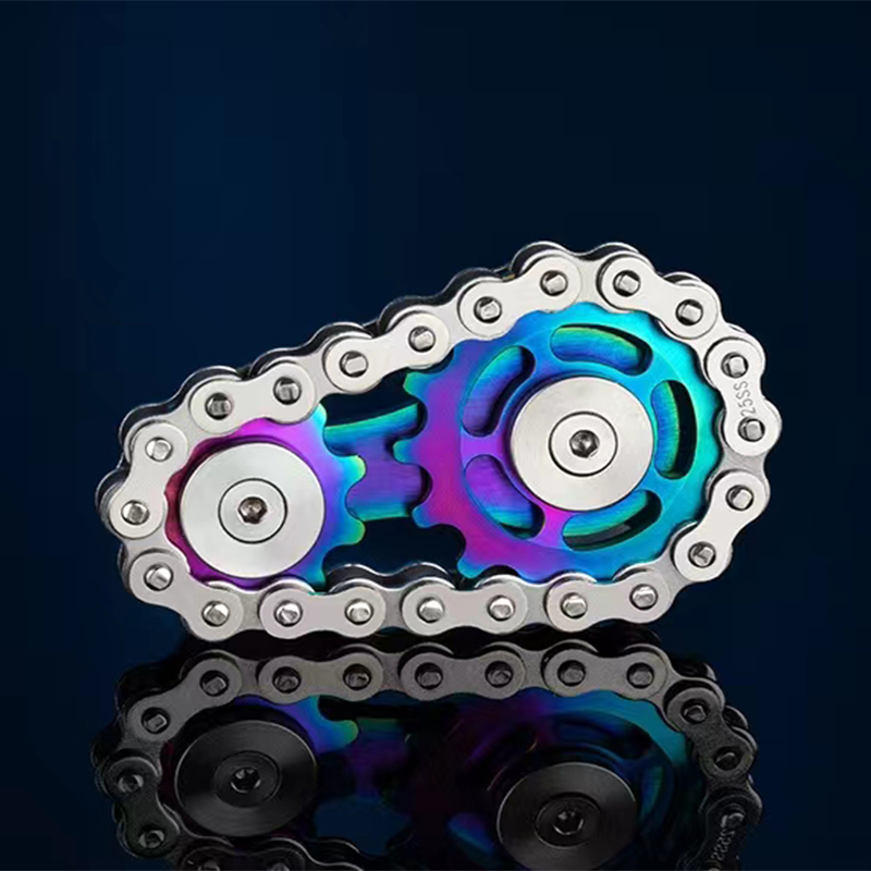 Fidget Spinner Bearing - Metal mão spinner corrente engrenagem metal