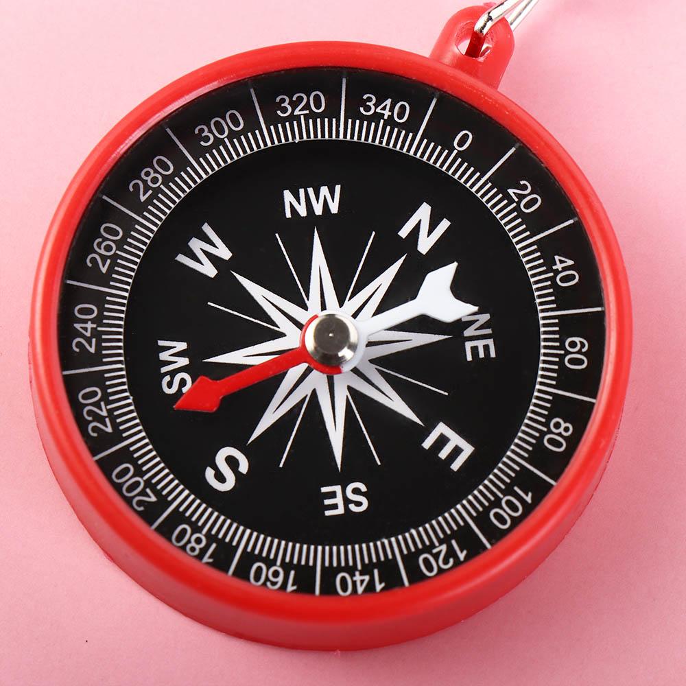 Compass Keychain Mini - Bússola de Bolso para Camping ao