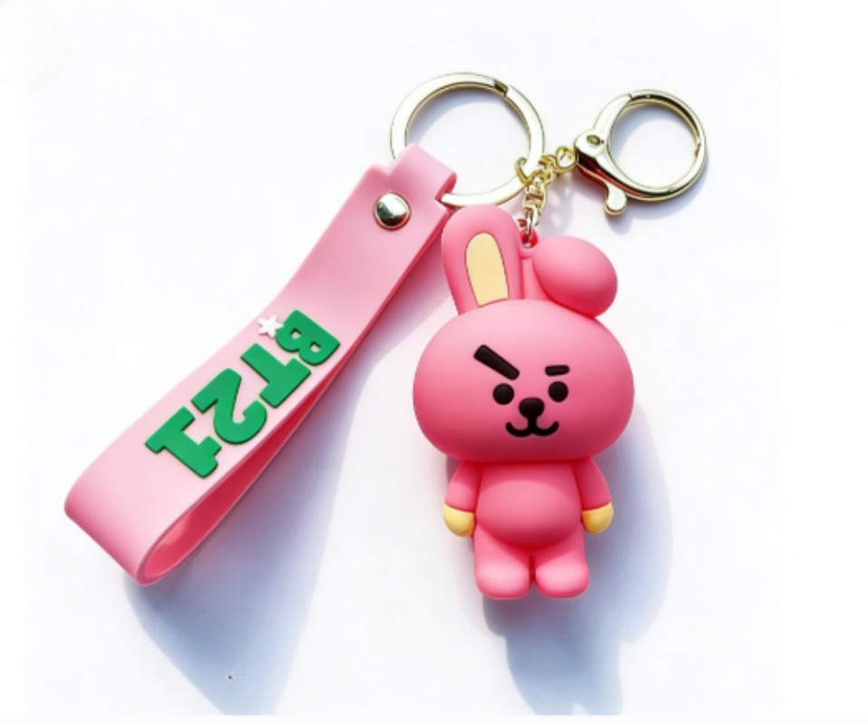 Carabiner Keychain - Novo Chaveiro BT21 Koya RJ Shooky