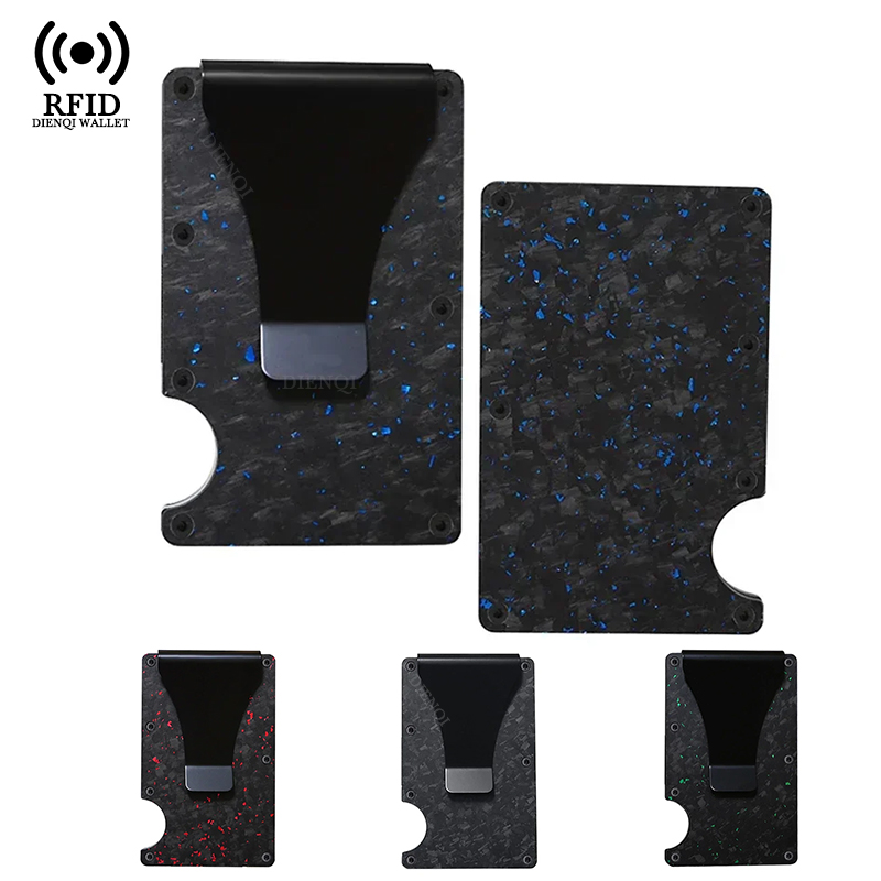 Edc Carry Card - Carteira Masculina com Bloqueio RFID, Porta-Cartões