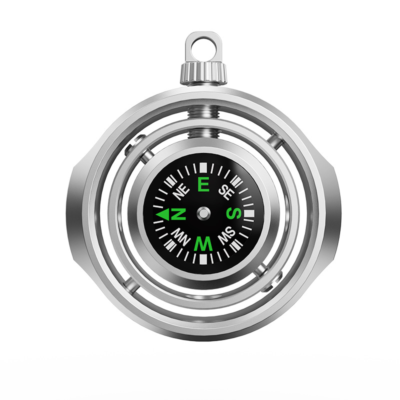 Compass Keychain Mini - Mini bússola ponta do dedo rolo