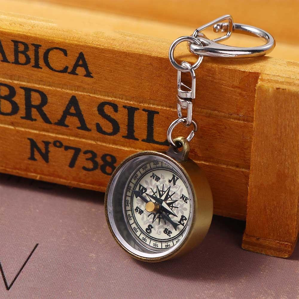 Compass Keychain Mini - Equipamento de escalada liga de zinco