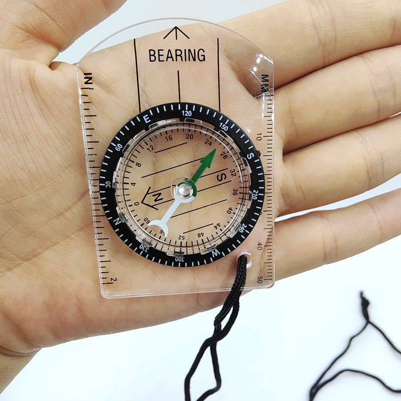Compass Keychain Mini - 1 unidade de novo mini bússola