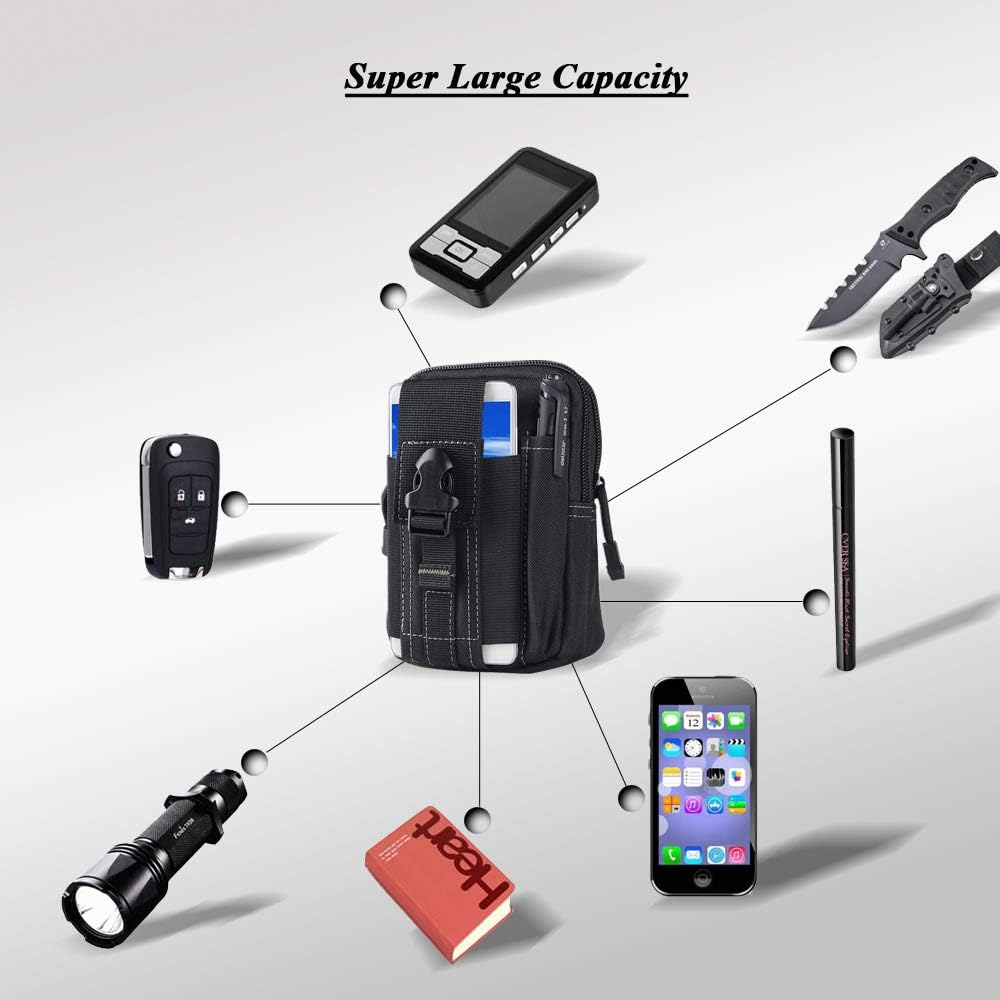 Bolsa tática molle para cinto, - Edc Carry Belt avaliação e preço