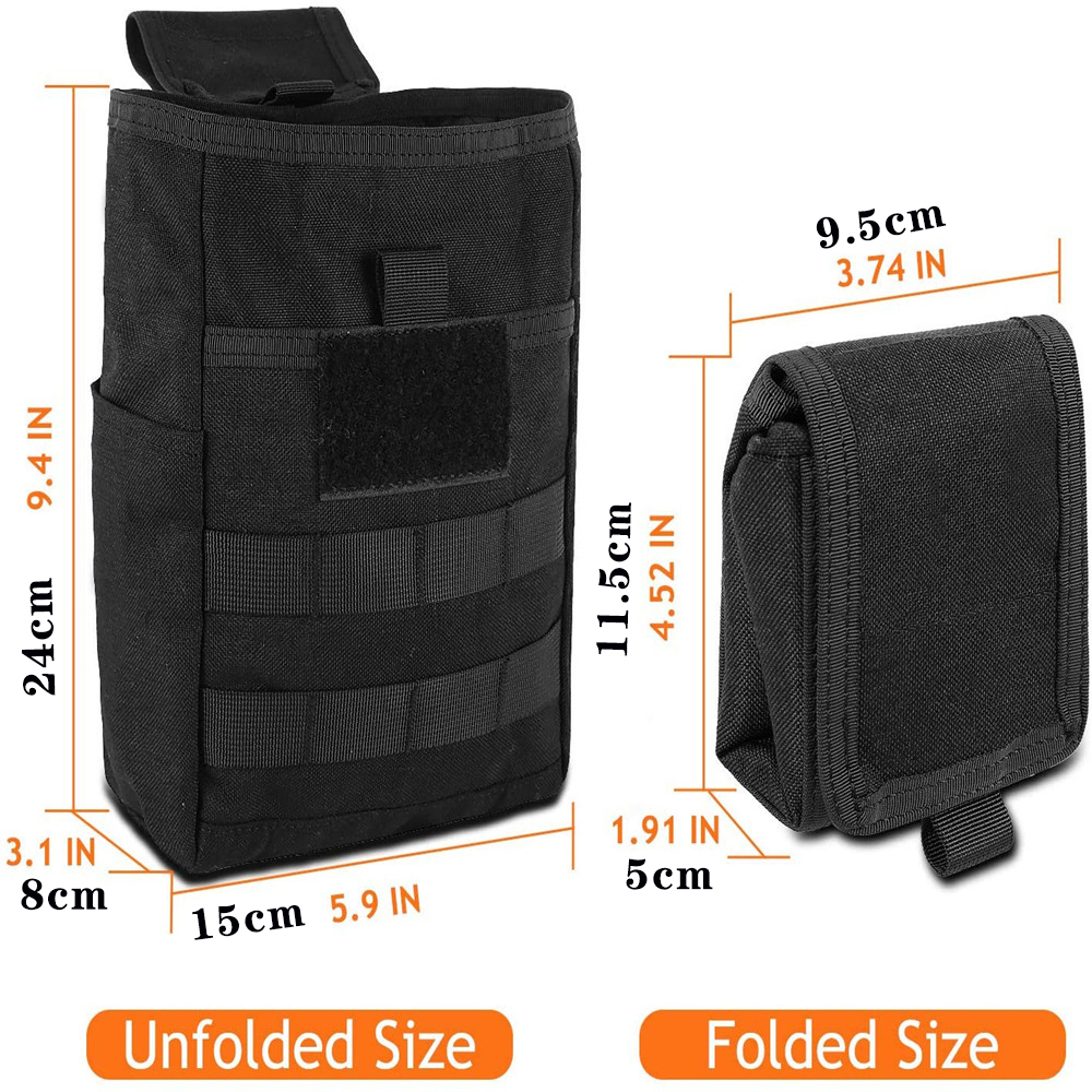 Dobrável molle despejo gota bo - Edc Carry Box avaliação e preço