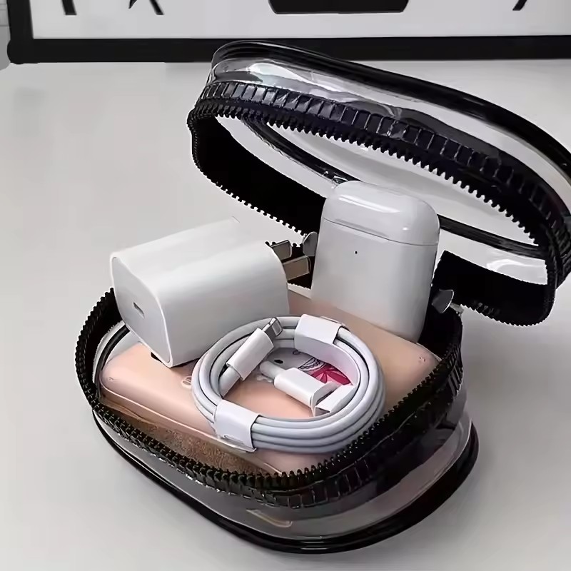 Bolsa de Armazenamento Transpa - Cable Winder Keychain avaliação e preço