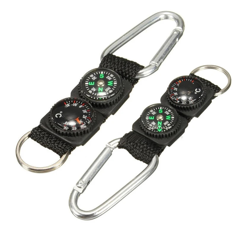 1pc universal multifuncional 3 - Compass Keychain Mini avaliação e preço