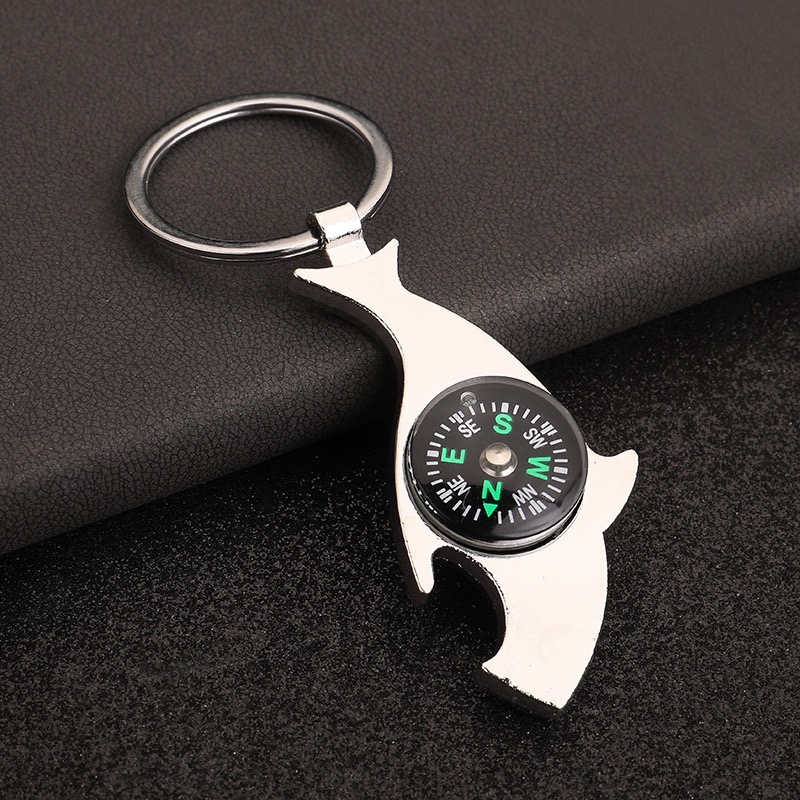 Chaveiro de bússola náutica ex - Compass Keychain Mini avaliação e preço