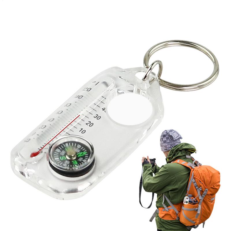 Mini chaveiro multifuncional a - Compass Keychain Mini avaliação e preço