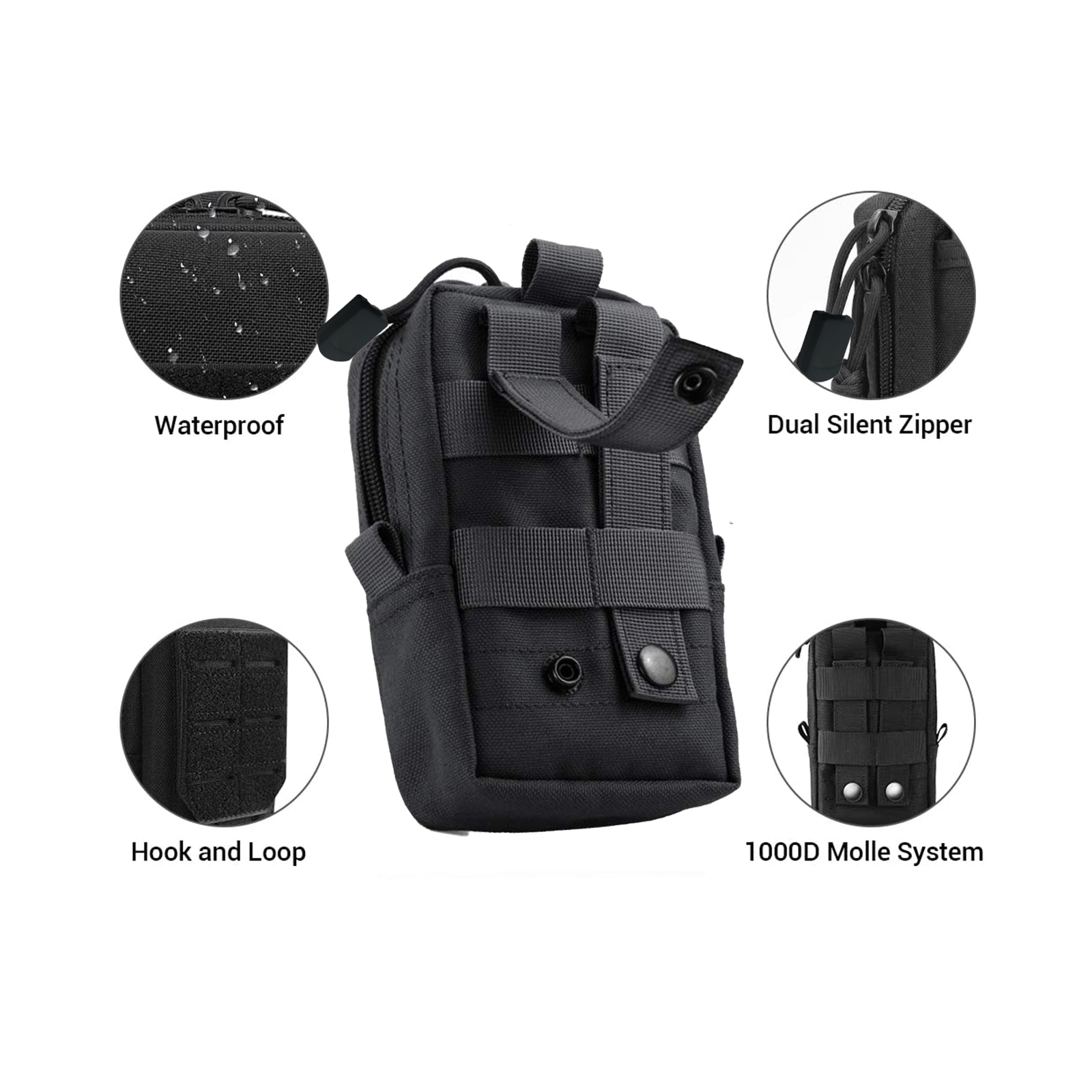 Molle tático bolsa cintura sac - Edc Everyday Carry avaliação e preço