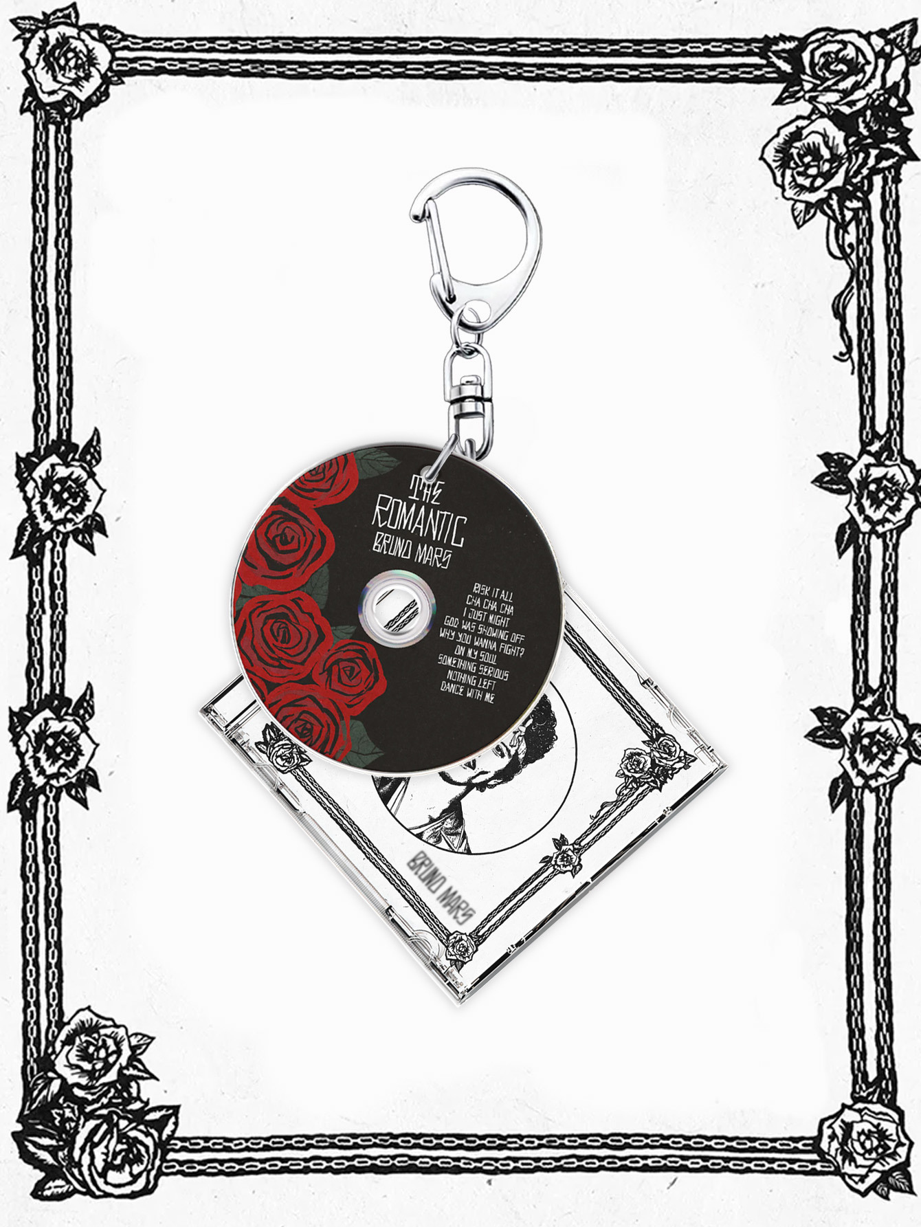 Chaveiro Bruno, The Romantic,  - Carabiner Keychain avaliação e preço