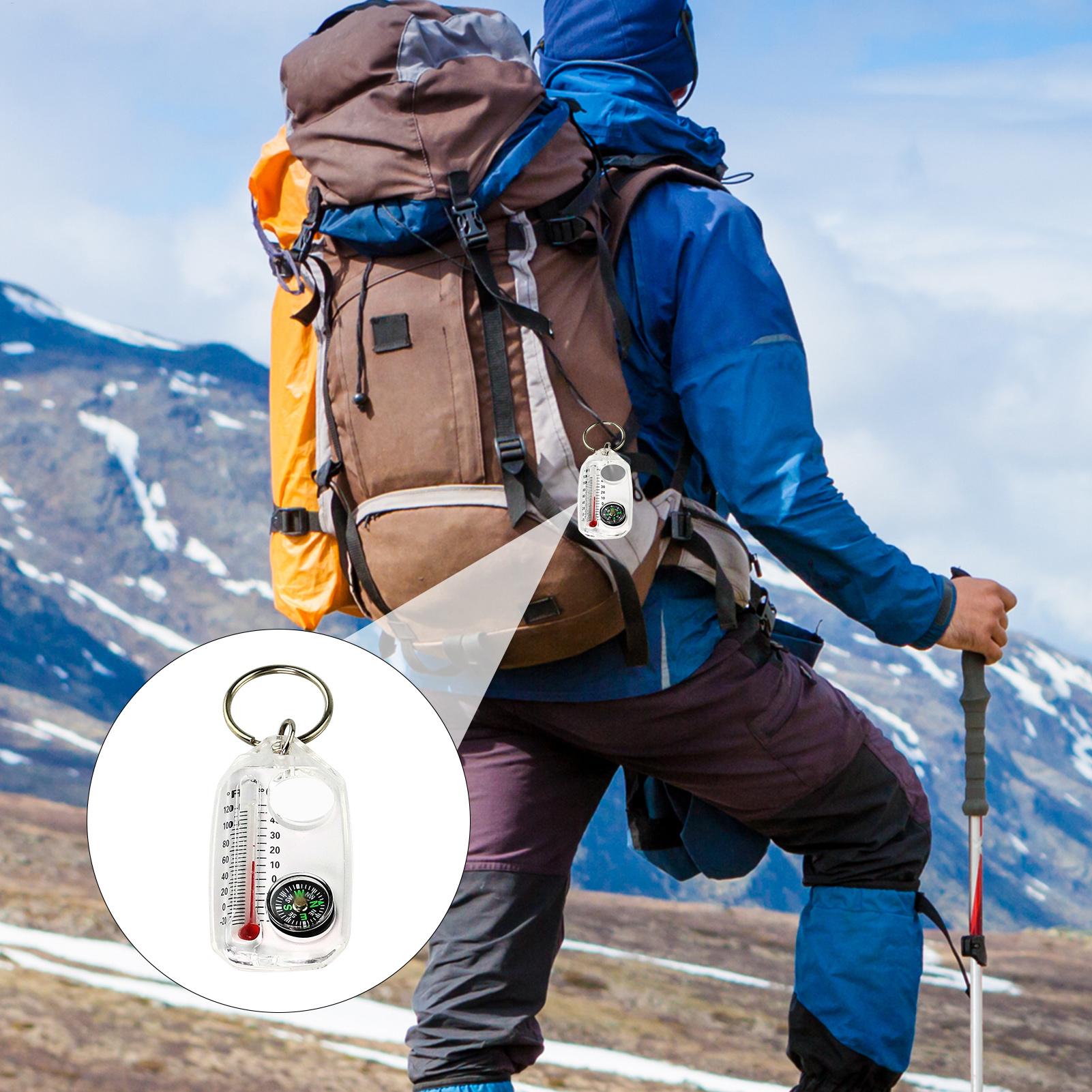 Bússola de Sobrevivência 3 em  - Compass Keychain Mini avaliação e preço