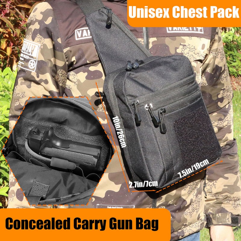 Novo saco de peito tático cold - Edc Carry Pistols avaliação e preço