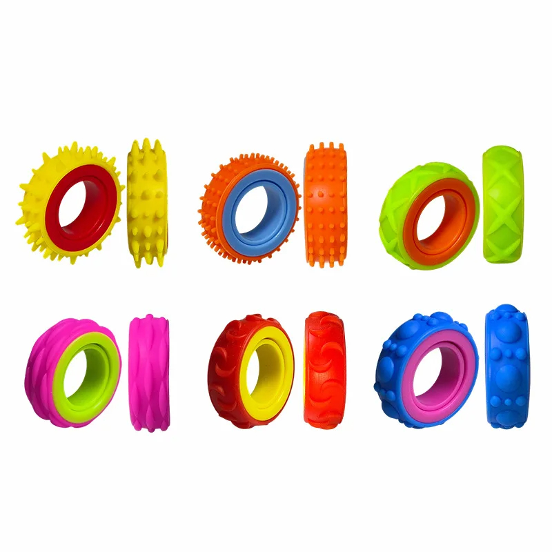 6 Peças de Brinquedos Sensoria - Fidget Spinner Bearing avaliação e preço