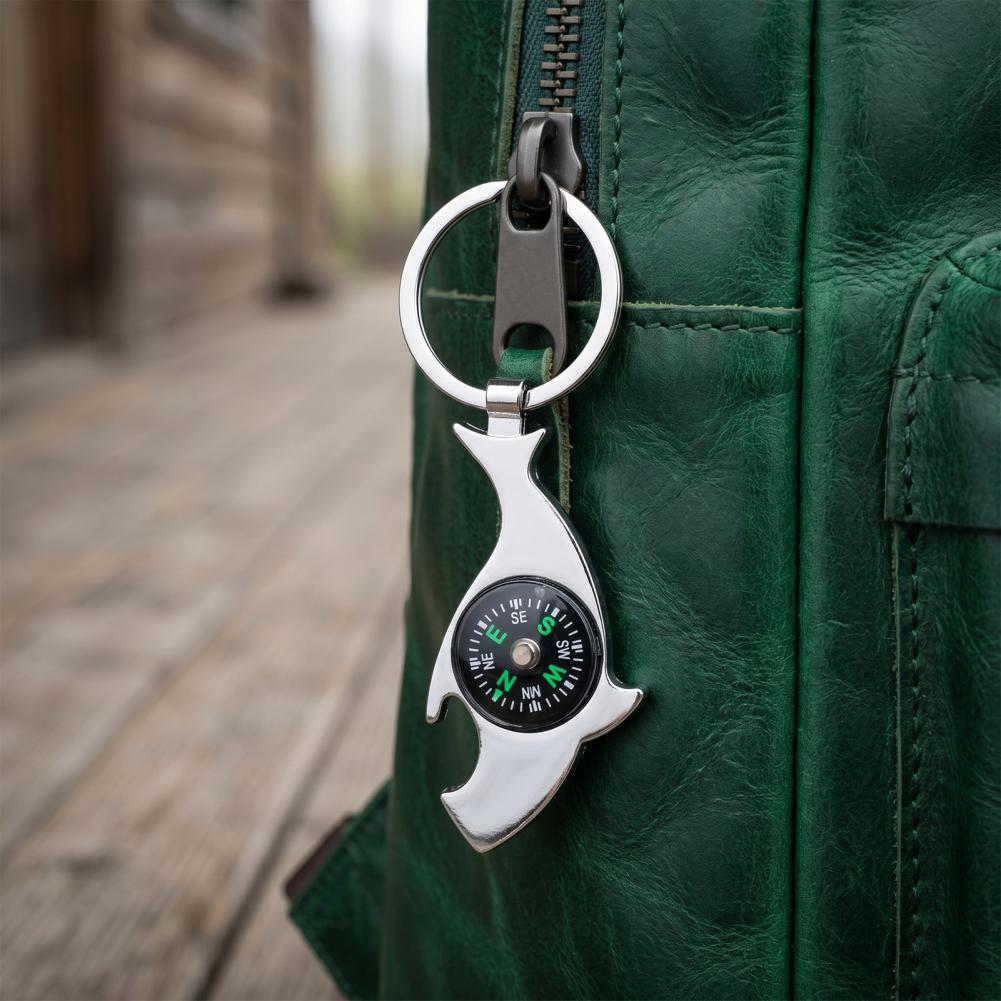 Mini Bússola Chaveiro de Liga  - Compass Keychain Mini avaliação e preço