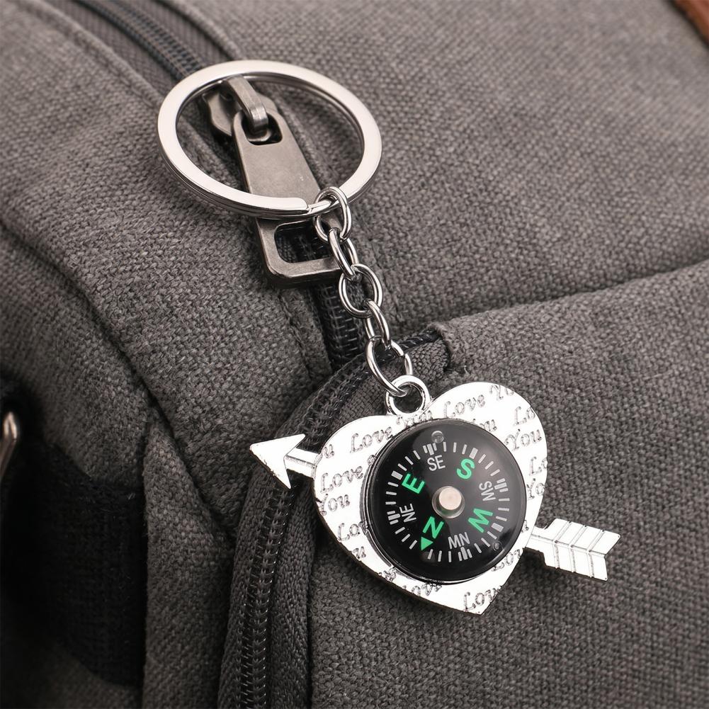 Mini Bússola Chaveiro de Liga  - Compass Keychain Mini avaliação e preço