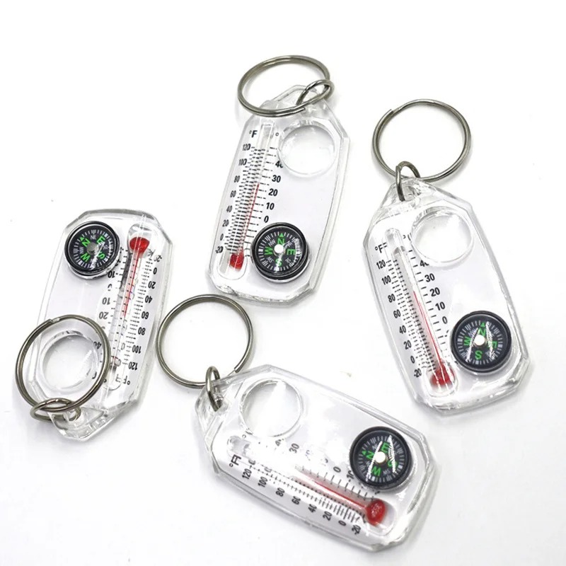 Bússola de Chaveiro 3 em 1, Te - Compass Keychain Mini avaliação e preço