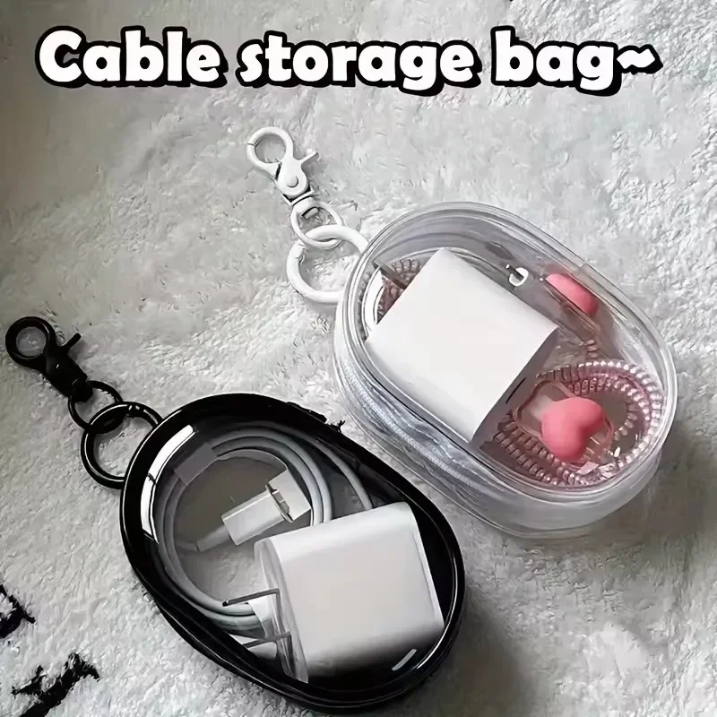 Bolsa de Armazenamento Transpa - Cable Winder Keychain avaliação e preço