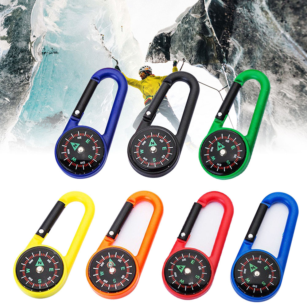 Bússola ao ar livre mosquetão  - Compass Keychain Mini avaliação e preço