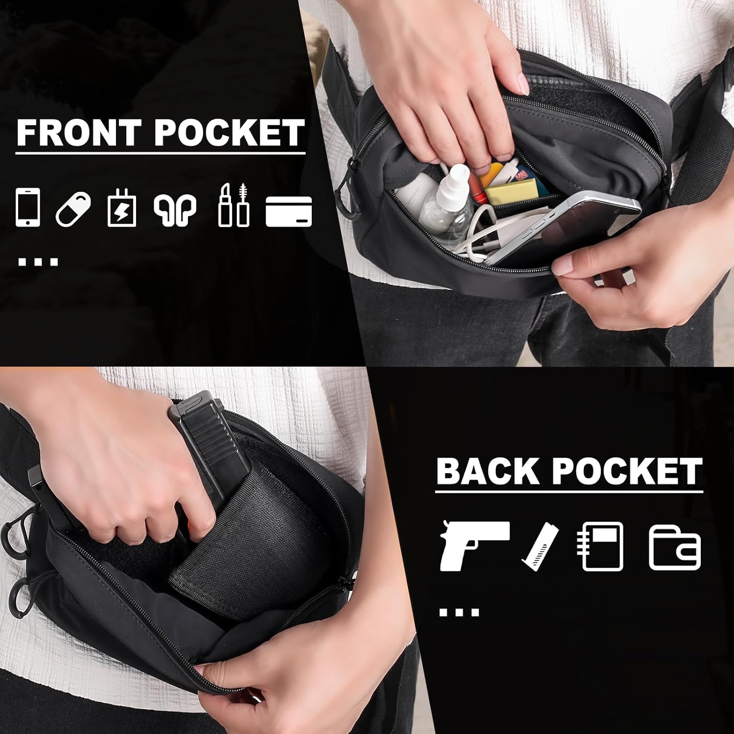 Pochete tática com coldre, bol - Edc Carry Pistols avaliação e preço