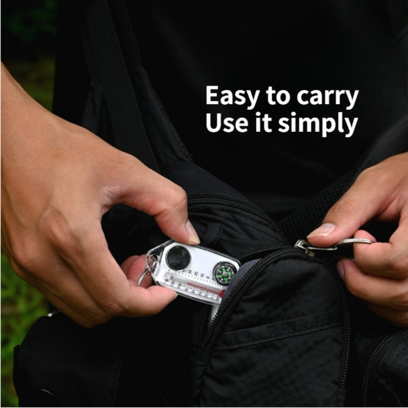 Mini Chaveiro de Sobrevivência - Compass Keychain Mini avaliação e preço